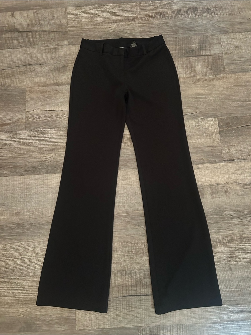 Express Black Boot-Cut Dress Pants